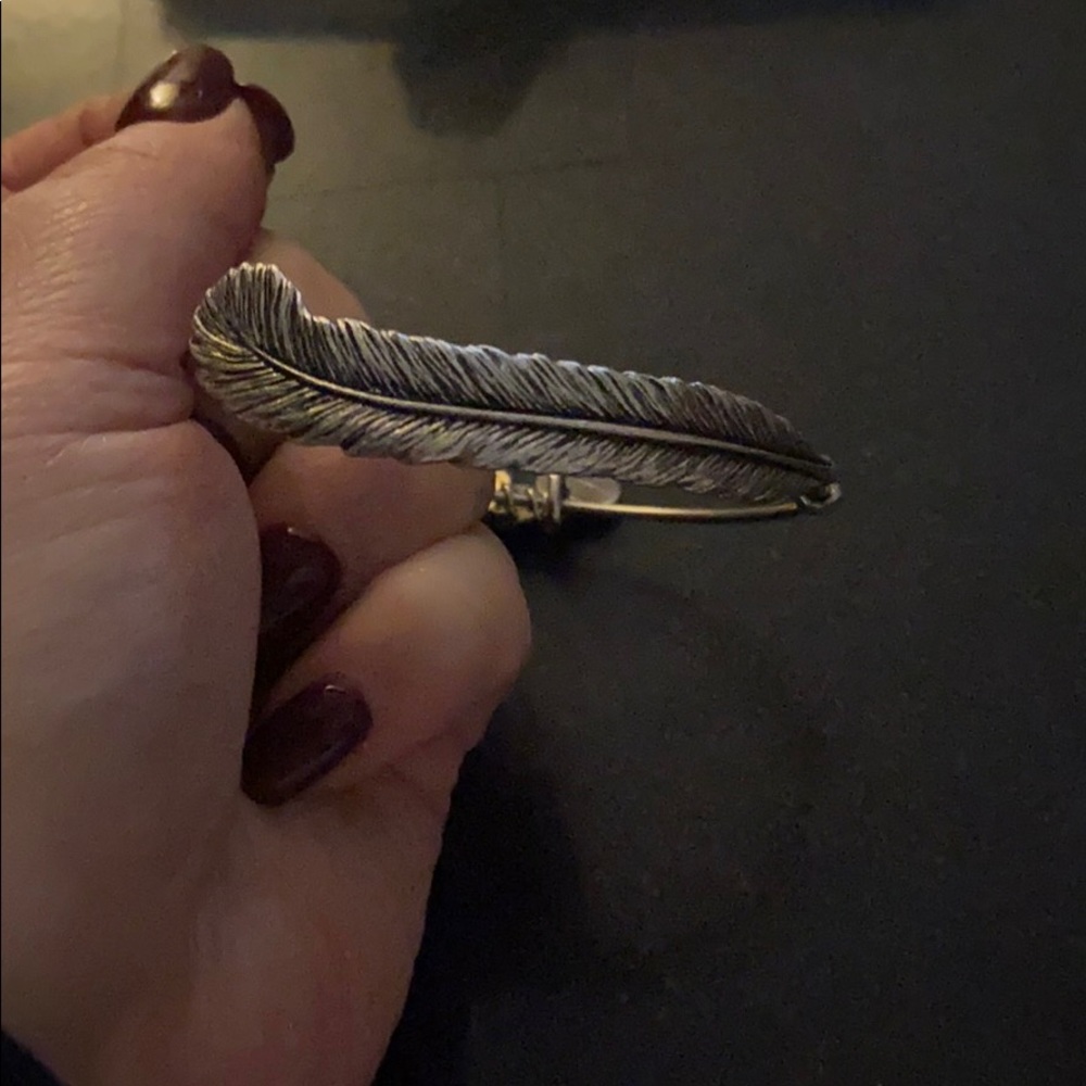 Alex and Ani feather bracelet